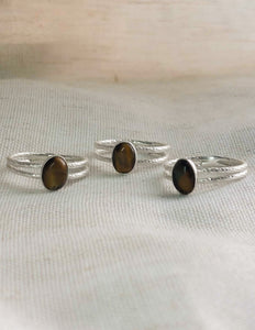 Tiger eye ring