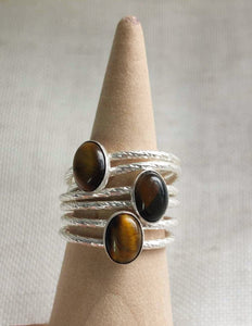 Tiger eye ring