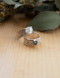 Ougi Labradorite chunky ring - BlossomJewellery