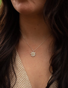 Daisy citrine necklace - BlossomJewellery