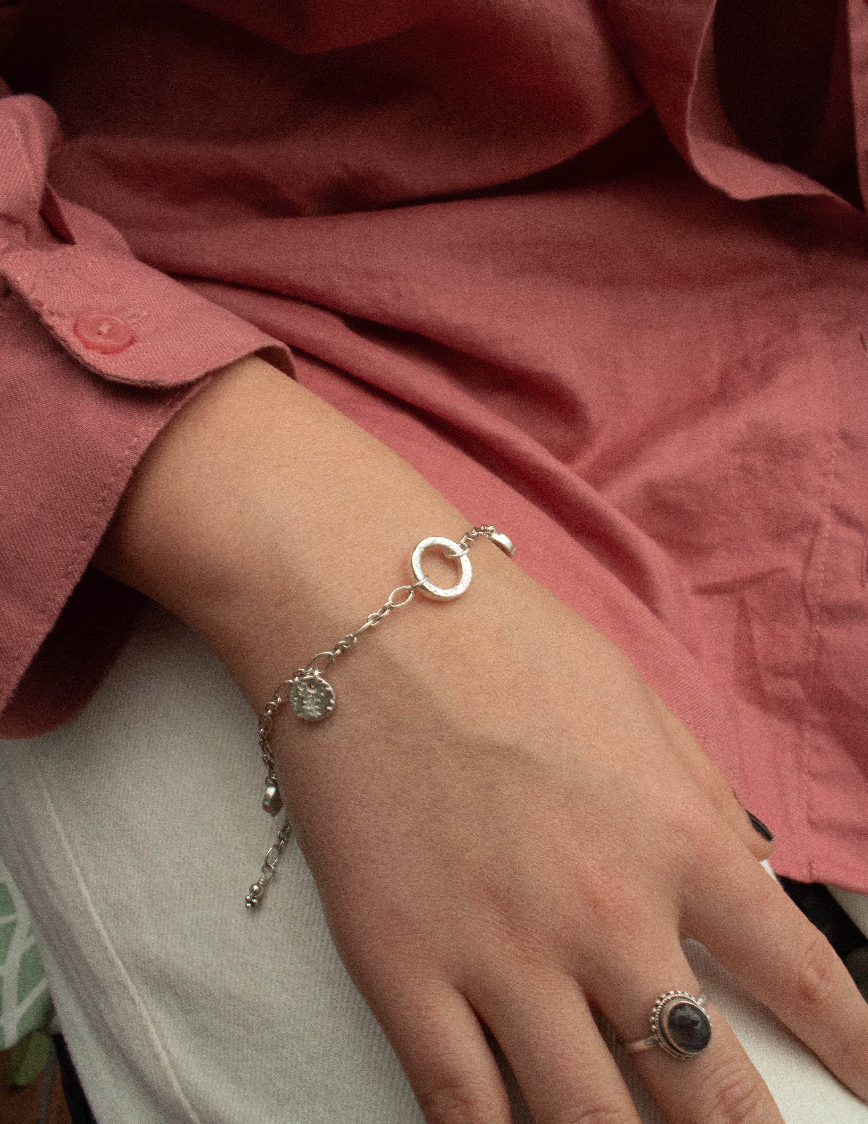 Halo mini-disc bracelet