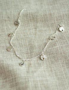 Bohemian disc anklet