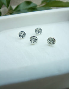 Circle boho pattern studs