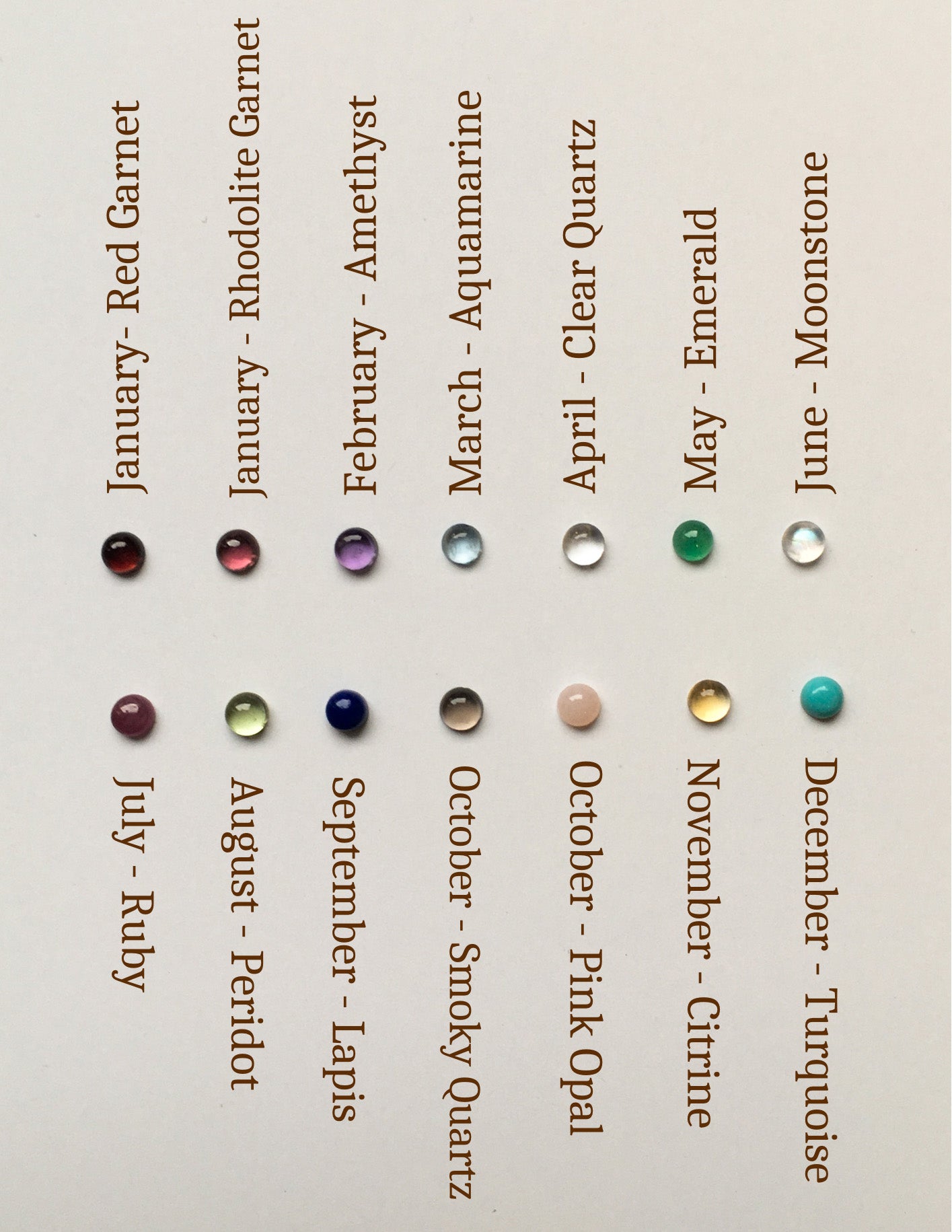 Tiny flower birthstone stud earrings