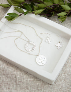 Trinity coin necklace