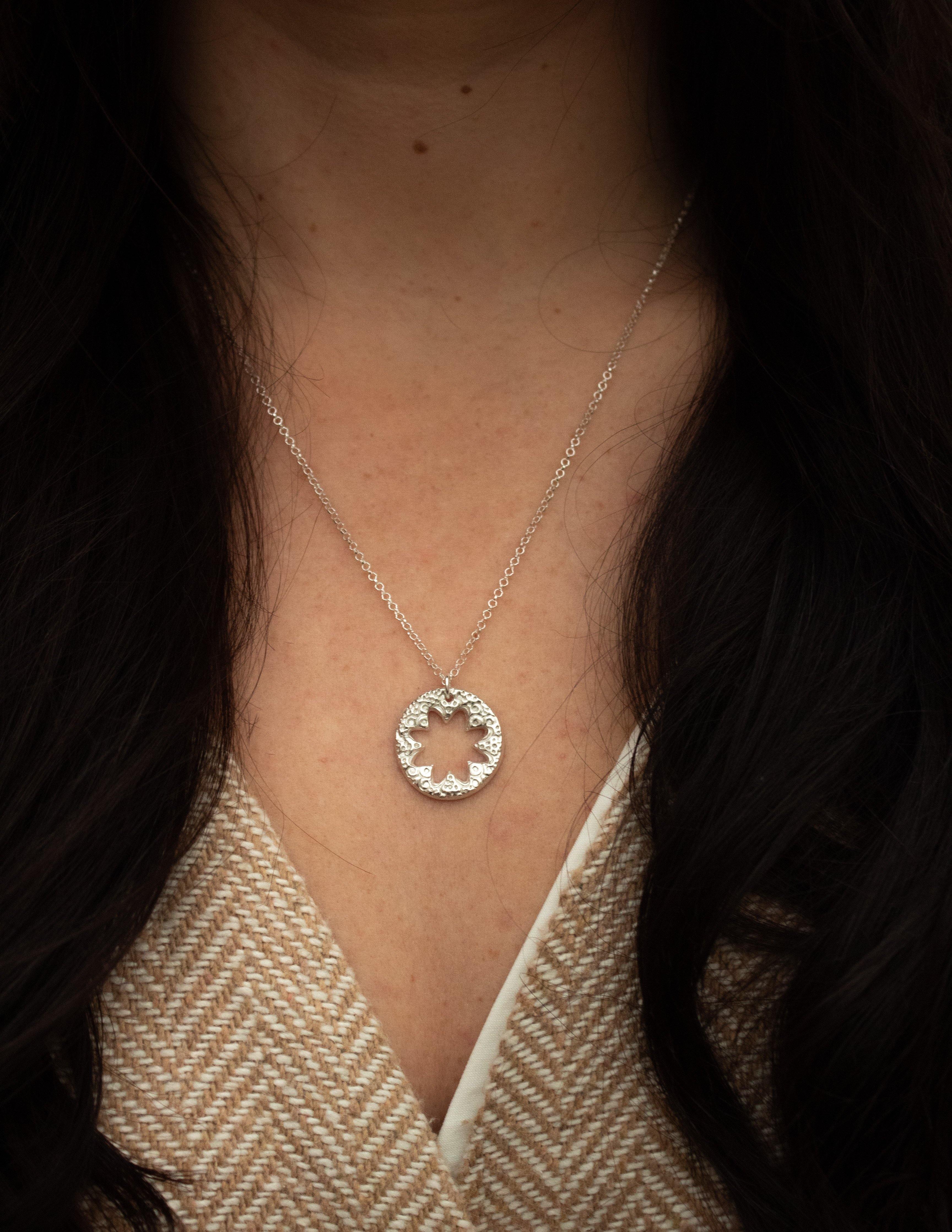 Daisy coin necklace - BlossomJewellery