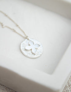 Trinity coin necklace