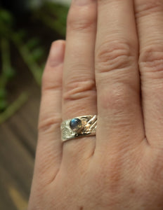 Ougi Labradorite chunky ring - BlossomJewellery