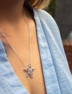 Sterling silver star necklace - BlossomJewellery