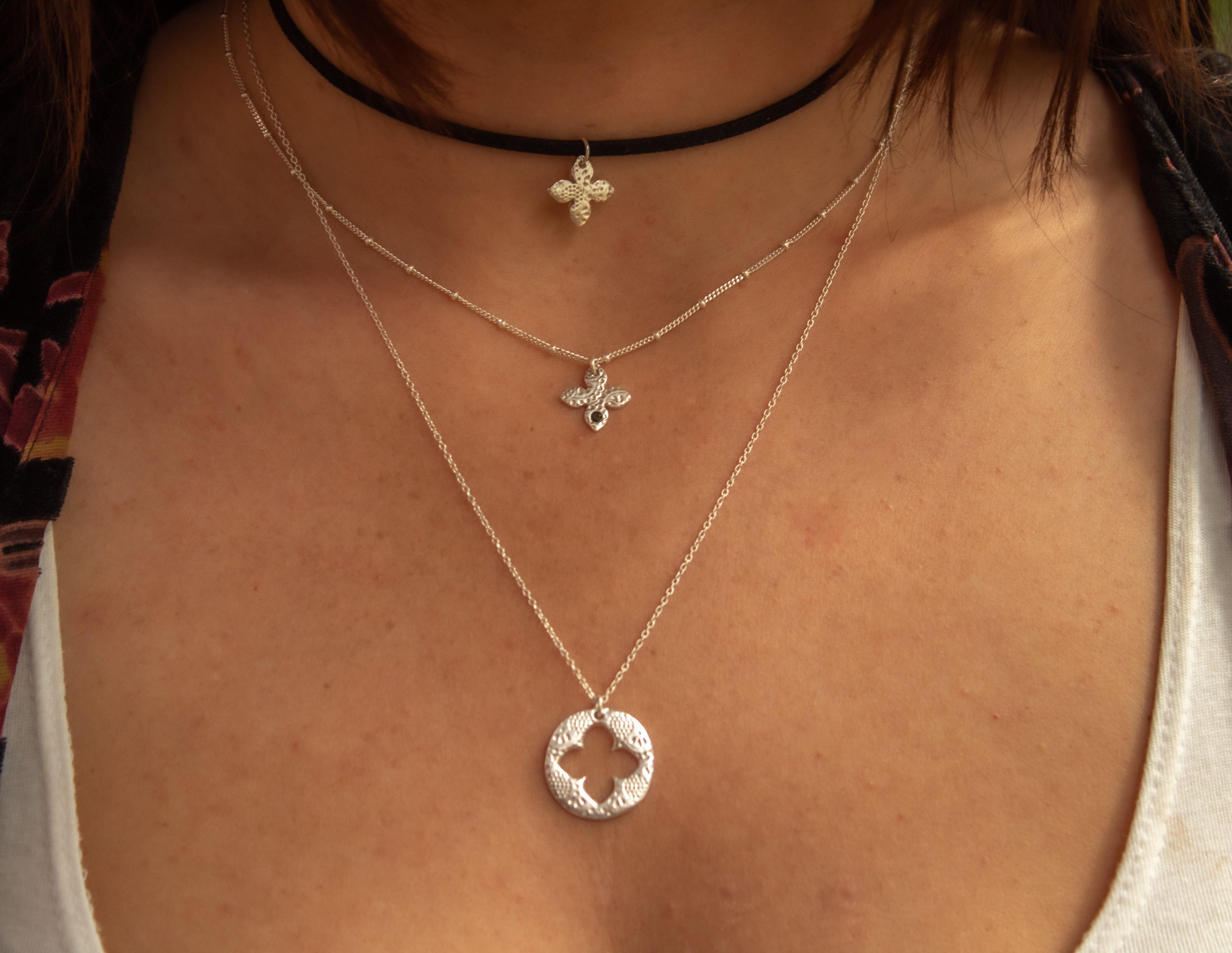 Trinity coin necklace - BlossomJewellery